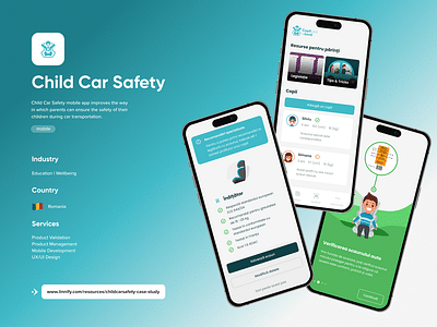 Keep your child safe in the car - Gestión de Producto