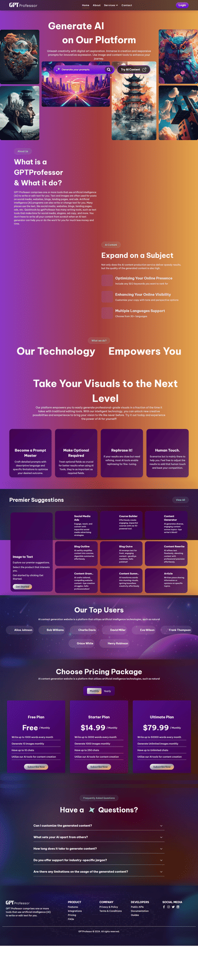 GPTProfessor - Graphic Design
