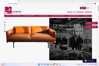 Web Design - La Maison Expo - Website Creatie
