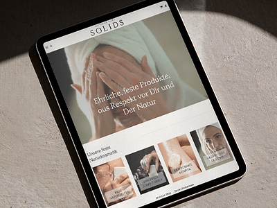 Redesign des Webshops für eine Kosmetikmarke - E-Commerce