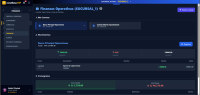 Sistema ERP Multi-Módulo: Prototipo Integral para Gestión Industrial - Desarrollo de Software
