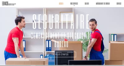 Création du site EBM 38 mobilier de bureau - Website Creation