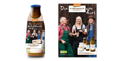 Schrozberger Milchbauern – Neupositionierung mi... - Grafikdesign