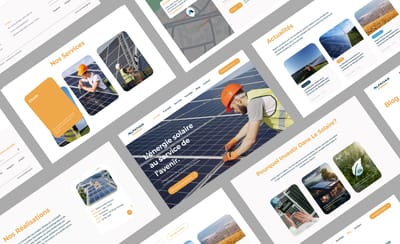 Alfanar energy website - Website Creatie