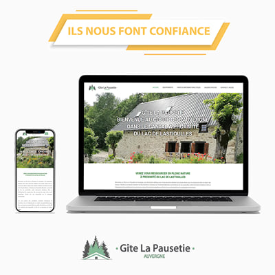 GITE LA PAUSETIE - Gite en location en Auvergne - Graphic Identity