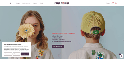 Online shop for a kids store in france - Creación de Sitios Web