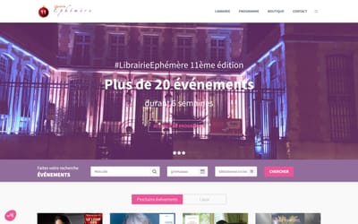 La Librairie Ephémère - E-commerce