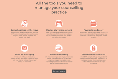 KIKU - Practice Management Software for Therapists - Graphic Design