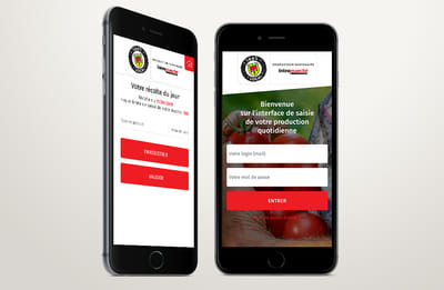 Application métier pour Intermarché - Webanwendung