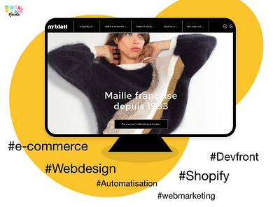 Site E-commerce Shopify Anny Blatt - Création de site internet