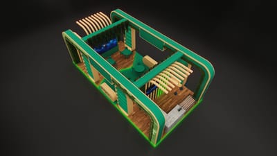 Goody Co Exhibition Booth Design - 3D