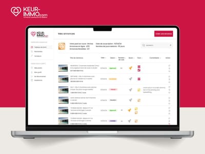 Keur Immo - Leader de l'immobilier au Sénégal - Application web