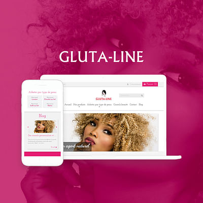 Site e-commerce Glutacosmetic - Création de site internet