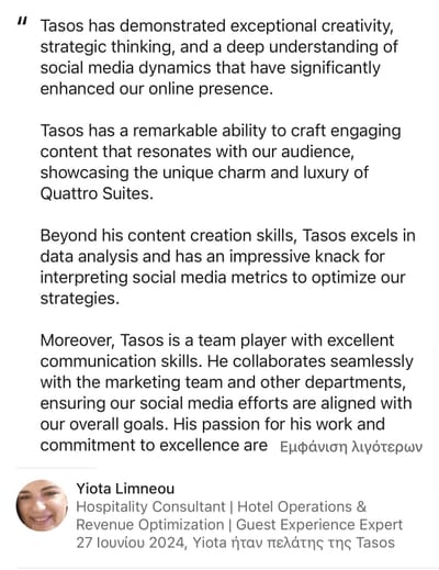 Digital Growth for Quattro Suites - Social Media