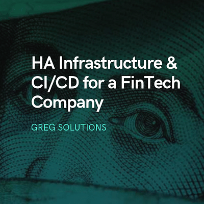HA Infrastructure & CI/CD for a Swiss FinTech - Web Application