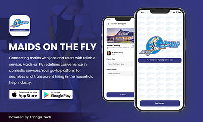 Maids on the Fly | The Future Of Cleaning - Webanwendung