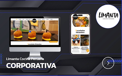 Limanta Cocina Peruana - Website Creation