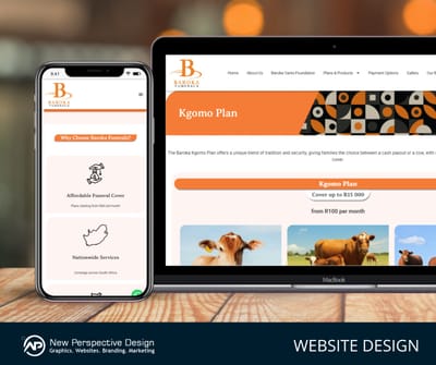 Baroka Funerals Web Design - New Perspective Design - Création de site internet