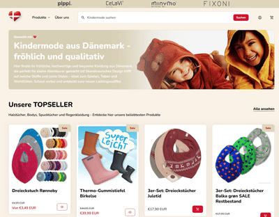 Relaunch & SEO für Kindermode Dänemark: Von OXID zu Shopify - SEO