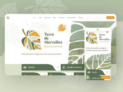 Site pour une école alternative - Création de site internet