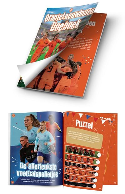 Calvé as a partner of the women's football team - Graphic Design