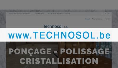 Création de site Web pour TECHNOSOL sa - Website Creatie