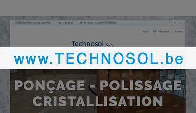 Création de site Web pour TECHNOSOL sa - Création de site internet