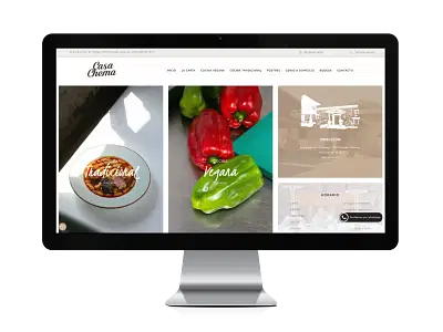 Diseño Web Restaurante Casa Chema - Creación de Sitios Web