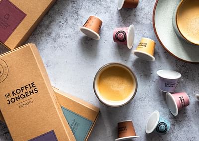De Koffiejongens - Branding y posicionamiento de marca