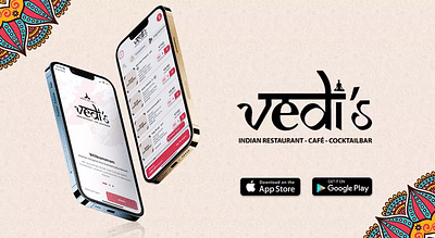 Entwicklung der App für Vedis Lieferservice - App móvil