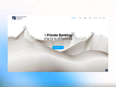 Banca del Sempione — Brand identity & digital ecosystem - Branding y posicionamiento de marca