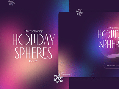 Holiday Spheres - Création de site internet