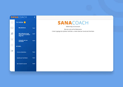 Hybrid Application: E-Health Coach for SanaNet - Mobile App