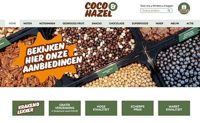 Websitedesign voor Coco&Hazel - E-commerce
