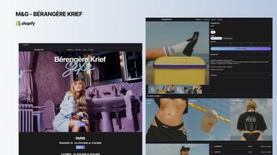 Bérangère Krief - Site Officiel Humoriste sur Shopify - Marketing