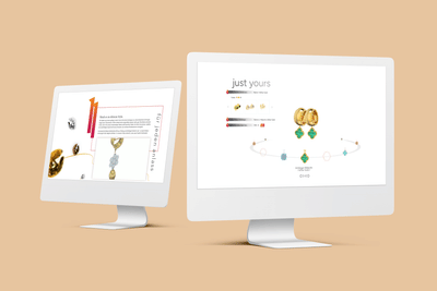 Markenaufbau collet jewellery - Webseitengestaltung