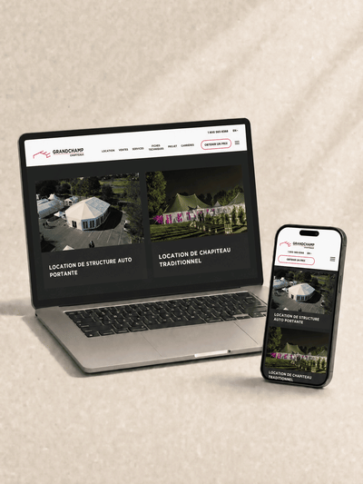 Création du site Internet - Creación de Sitios Web