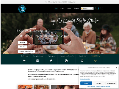 3d Cristal Photo - Creación de Sitios Web