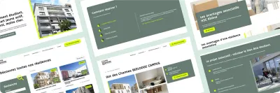 Site de location pour étudiants - Création de site internet