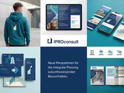IPROconsult — Erscheinungsbild für Ingenieurbüro - Image de marque & branding