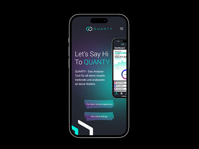 Mobile Web Design QUANTY GmbH - Markenbildung & Positionierung