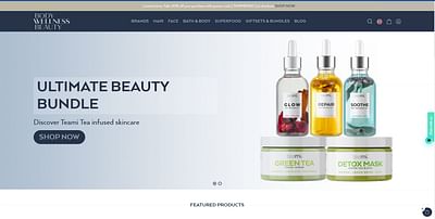 Meertalige Maatwerk Design Webshop Beauty Label - Creación de Sitios Web