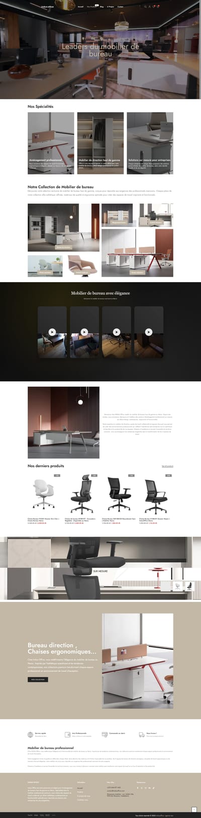 Création site web ecommerce - shopify - optimisé SEO - Création de site internet