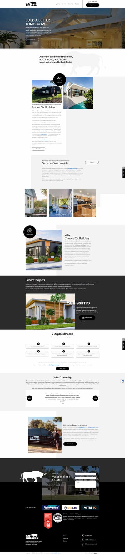 OX Builder - Création de site internet