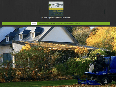 Site vitrine pour la société Yannick De Schryver - Stratégie digitale