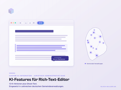 KI-Features für Rich-Text-Editor - Software Entwicklung