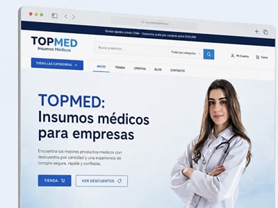 Topmed: tienda online B2B de insumos médicos, +45 % en ventas - E-commerce