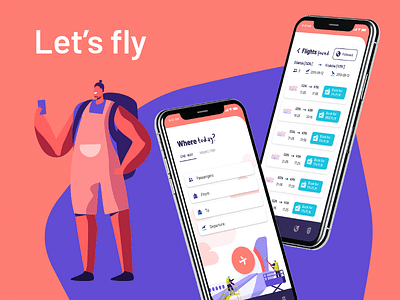 Let's Fly - Application mobile