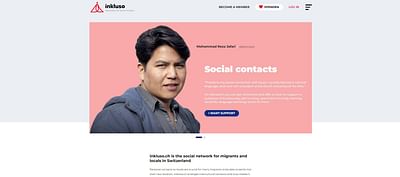 Swiss social network for refugees - Branding & Positioning