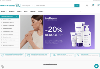 Pharmaplus - Online Pharmacy - Web Application